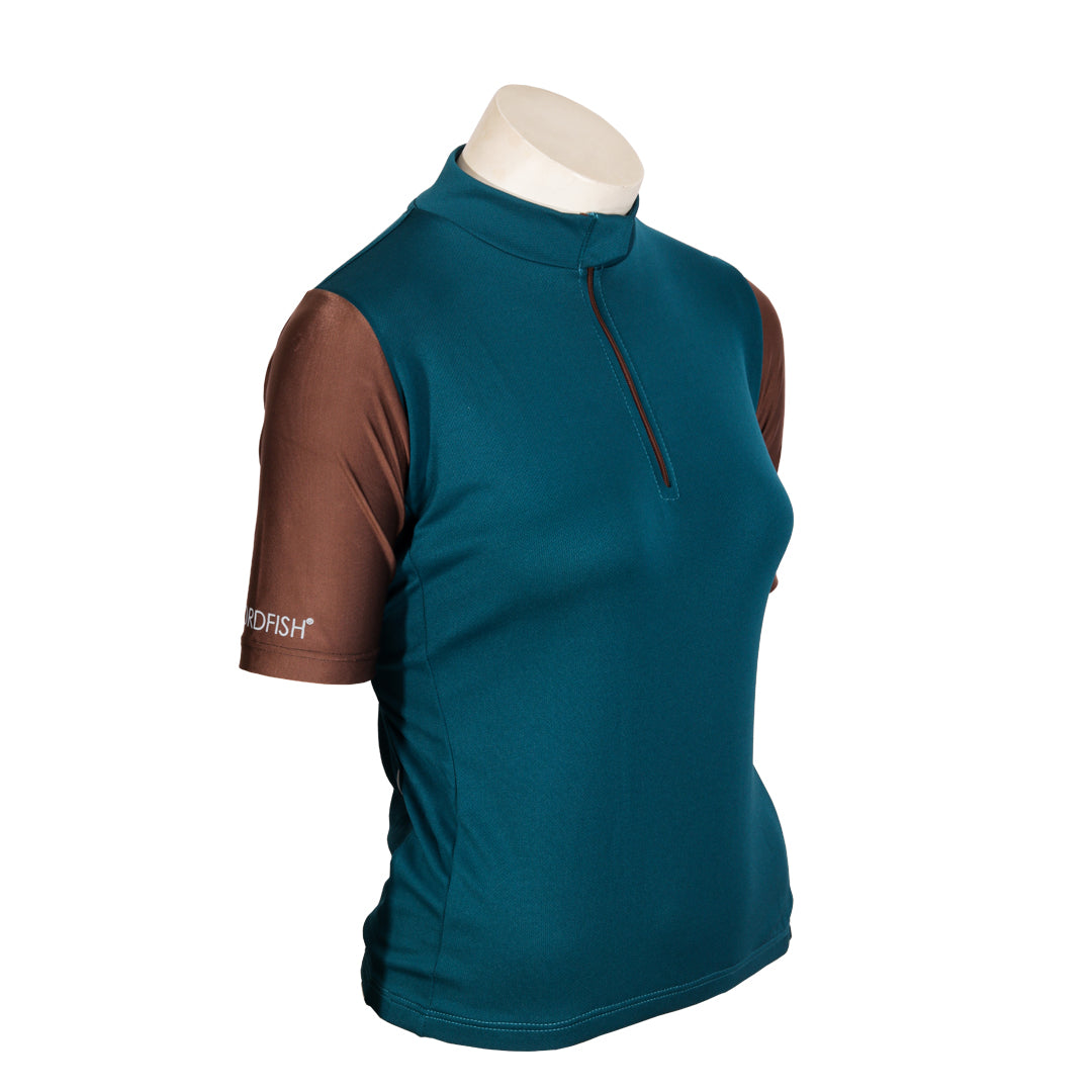 Women’s Coca Teal Cycling Jersey