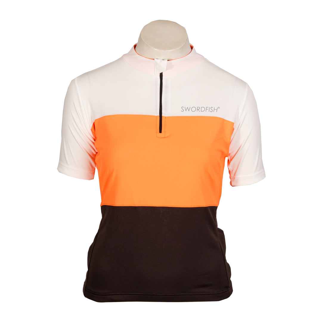 Women’s Lirio Orange Cycling Jersey