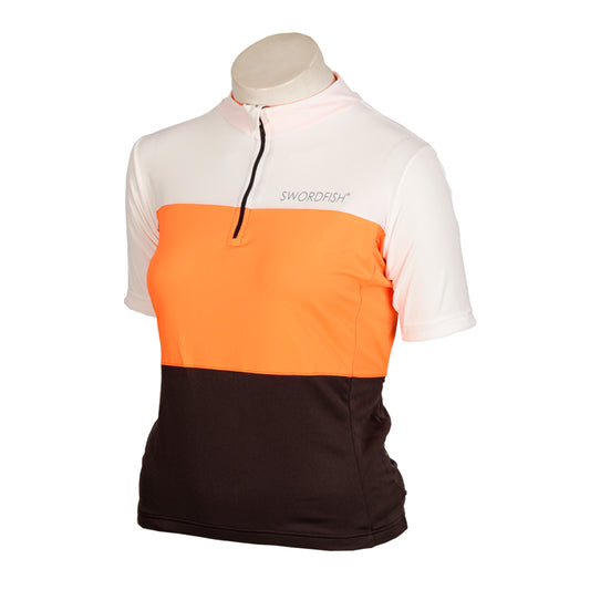 Women’s Lirio Orange Cycling Jersey
