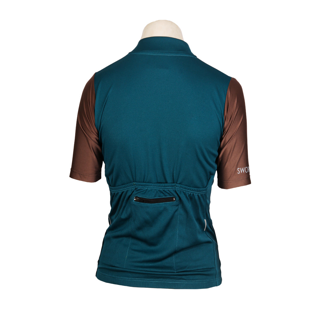 Women’s Coca Teal Cycling Jersey