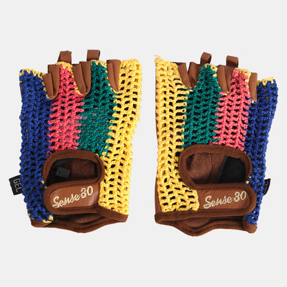 Olympic Knit / Leather Gloves