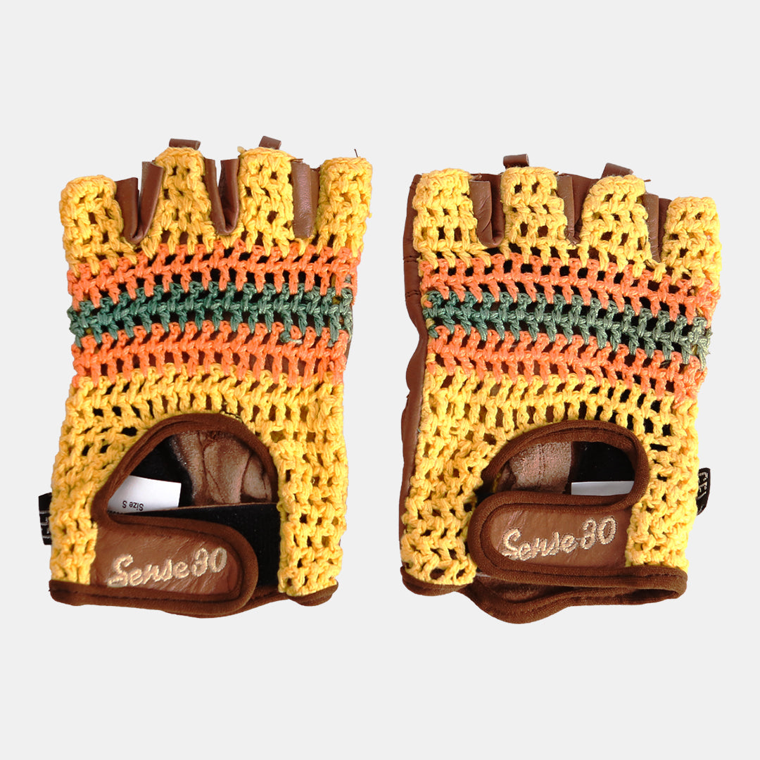 Olympic Knit / Leather Gloves