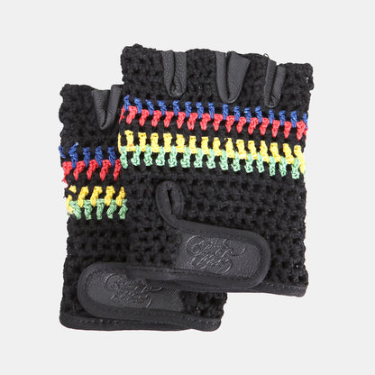 Olympic Knit / Leather Gloves