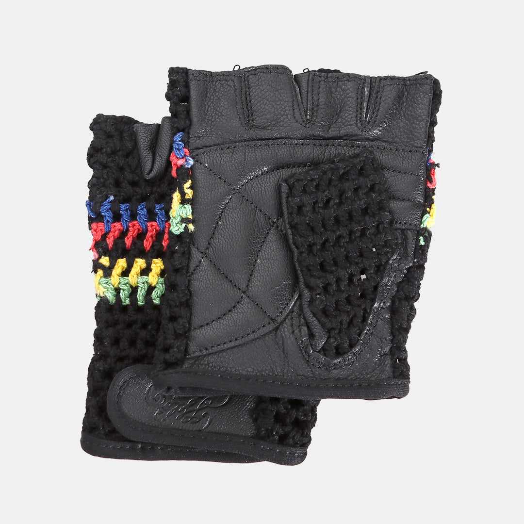 Olympic Knit / Leather Gloves