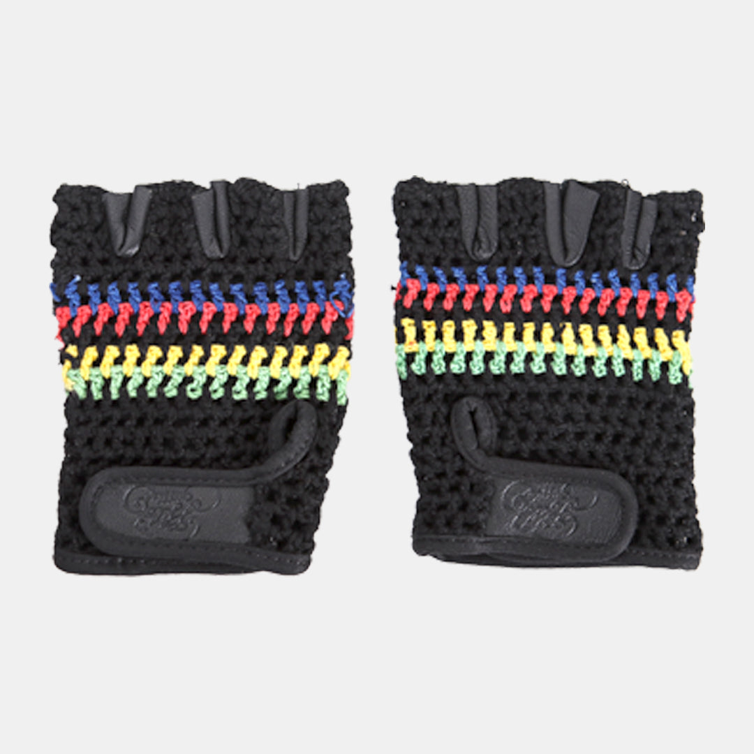 Olympic Knit / Leather Gloves
