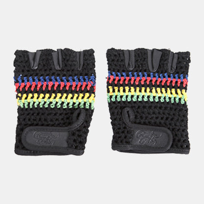 Olympic Knit / Leather Gloves