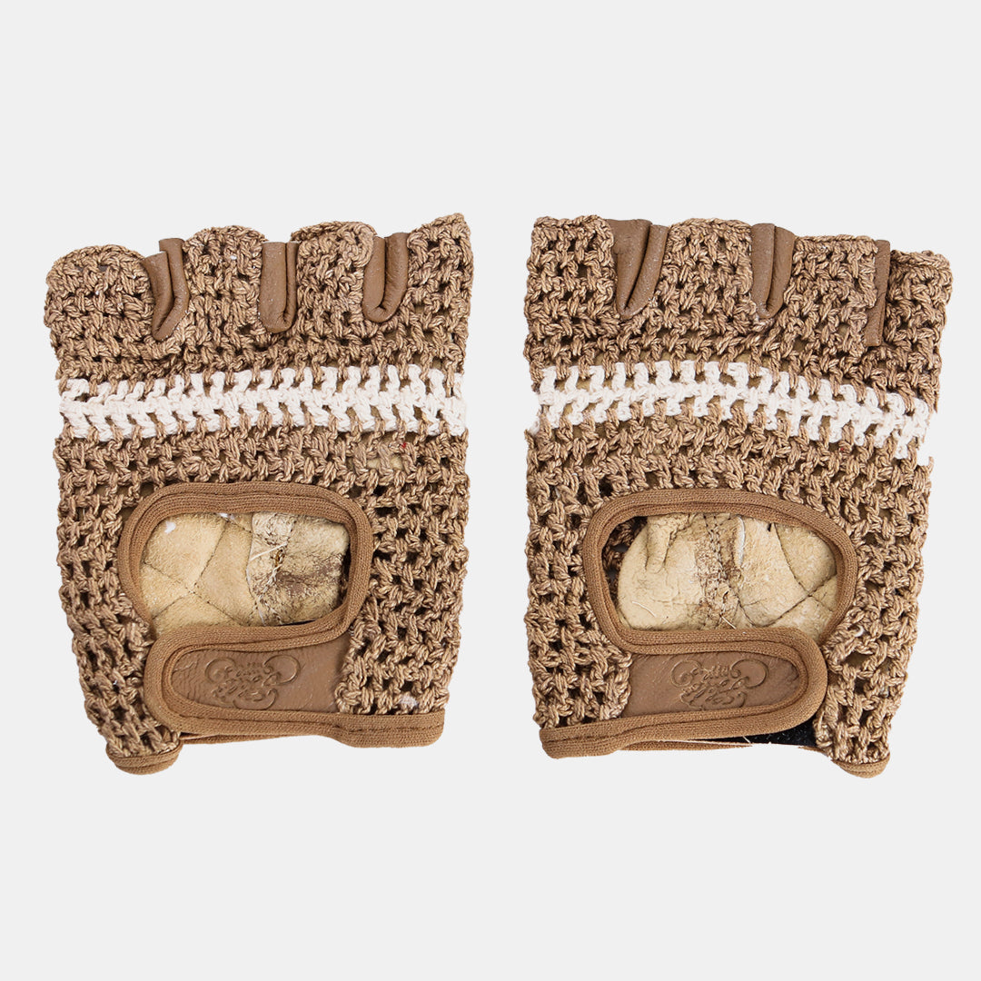 Olympic Knit / Leather Gloves