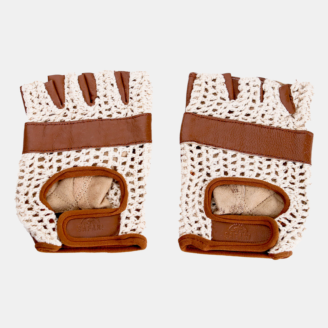 Olympic Knit / Leather Gloves