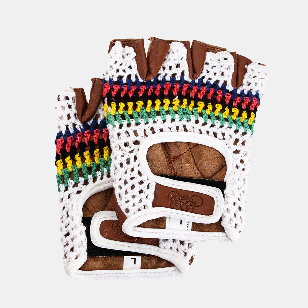 Olympic Knit / Leather Gloves