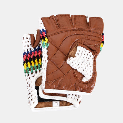 Olympic Knit / Leather Gloves