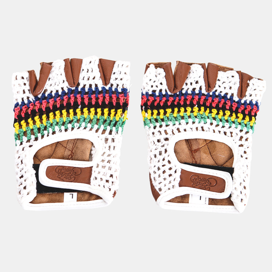 Olympic Knit / Leather Gloves